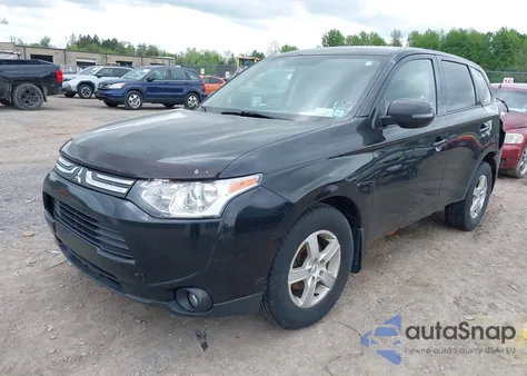 2014 Mitsubishi Outlander Se from USA, damaged, VIN JA4AZ3A39EZ000175